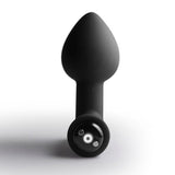 Nova Solaris Tapered Butt Plug Vibrator Black