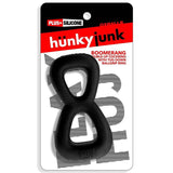 Boomerang Double Cockring Ball Stretcher Black