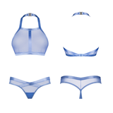 Shaderi Top and Thong 2 Pc Blue