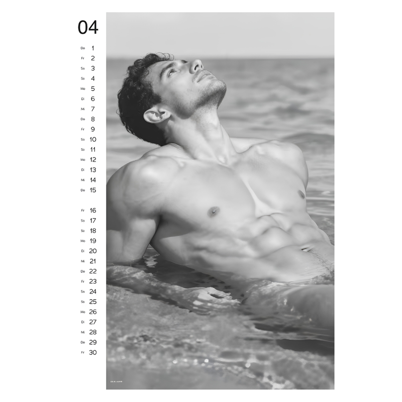 Pre Order Sexy Men Wall Calendar 2027