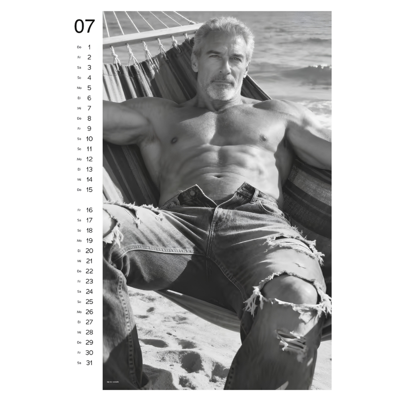Pre Order Sexy Men Wall Calendar 2027