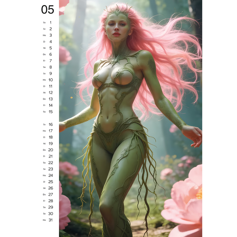 Pre Order Wild Fantasy Wall Calendar 2027