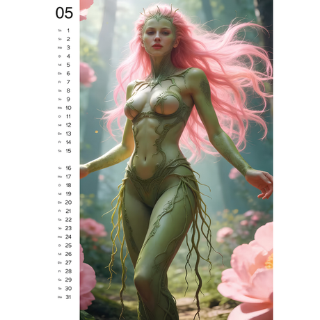 Pre Order Wild Fantasy Wall Calendar 2027