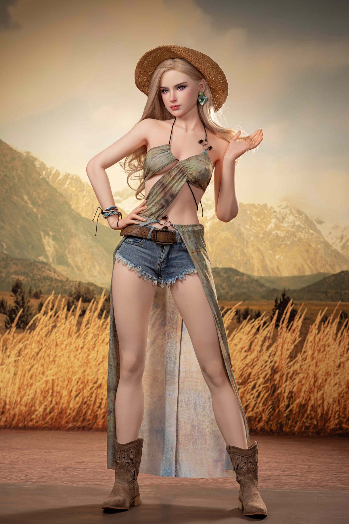 170cm L 118 Life Size Realistic Silicone Sex Doll Poseable Companion - Sex Doll