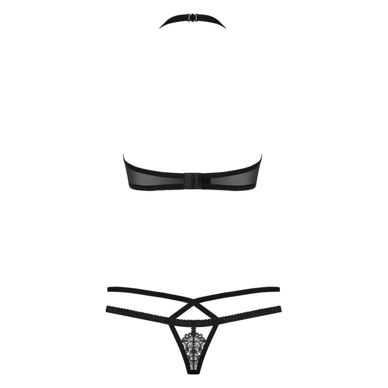 2 Pc Set 838 Black - Lingerie