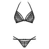 2 Pc Set 838 Black - Lingerie