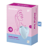 Satisfyer Cutie Heart - Rechargeable Air Pulsation Stimulator with Vibration