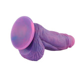 7.5" For Advanced Users Purple Silicone Dildo - Naughty by Nature Adult Store