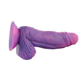 7.5" For Advanced Users Purple Silicone Dildo - Naughty by Nature Adult Store