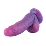 7.5" For Advanced Users Purple Silicone Dildo - Naughty by Nature Adult Store