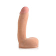8in Dual Density Squirting Dildo w Balls Reservoir - Adult Toys