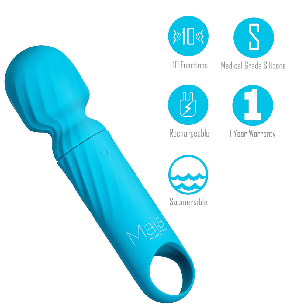 Maia DOLLY - Blue USB Rechargeable Massage Wand