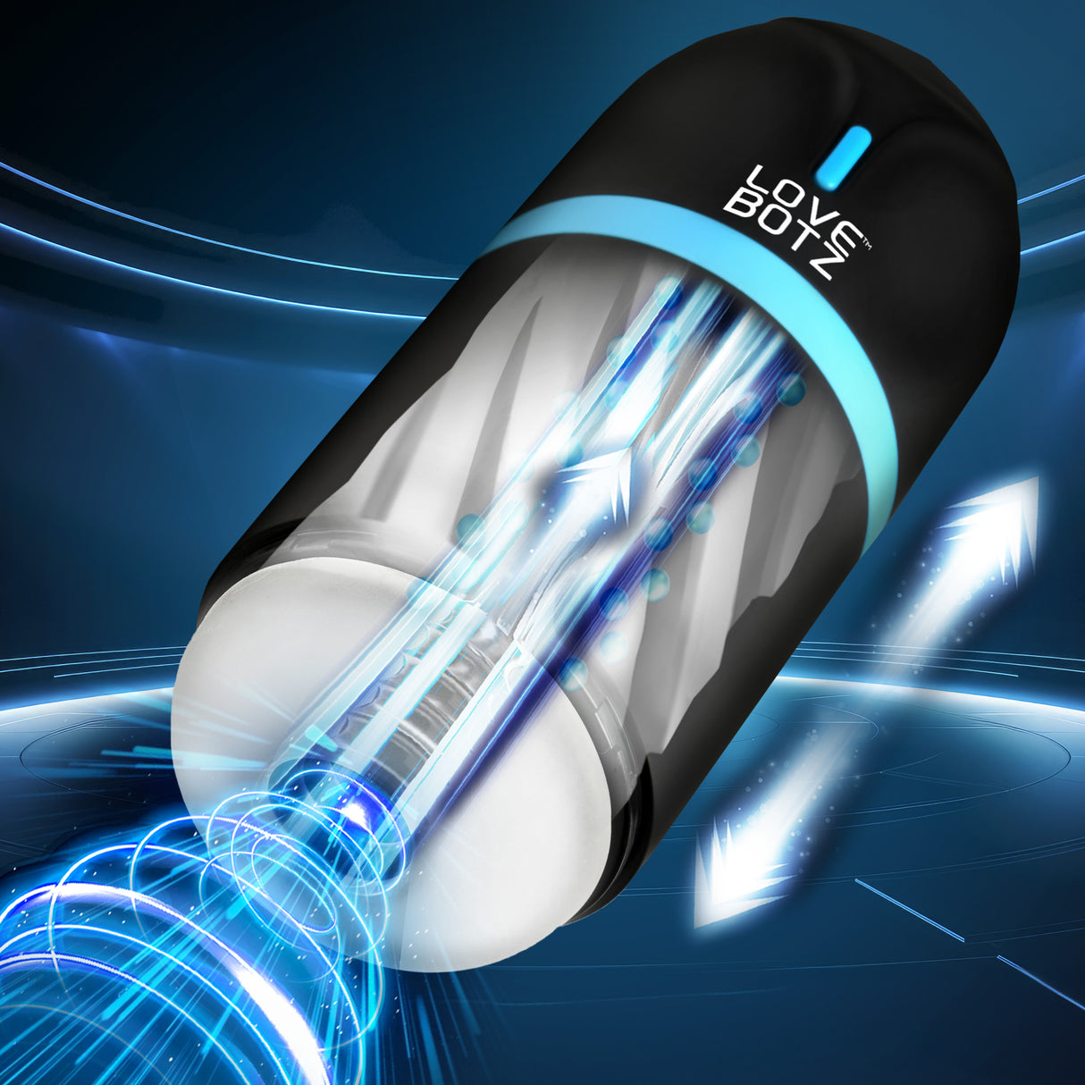 LoveBotz The Milker Mega-Pod - USB Rechargeable Male Masturbator