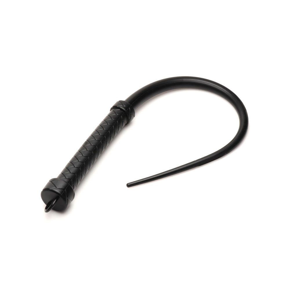 Master Series Viper Tail - Black - Black Silicone Whip