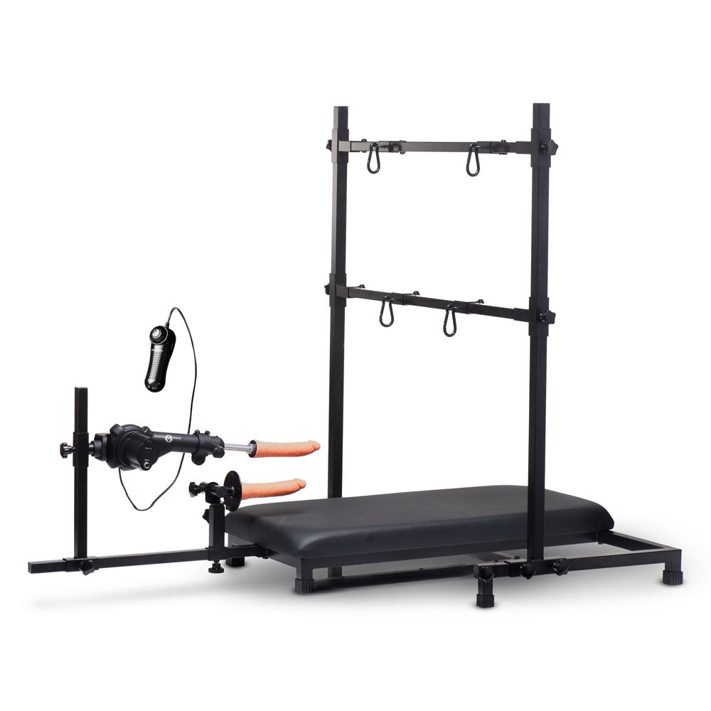 Master Series Heavy Duty Breeding Restraint Stand With Sex Machine