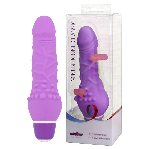 Mini Silicone Classic - Purple 13.5 cm (5.25'') Vibrator