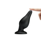 Party Up JEREMY Butt Plug - Black 15.4 cm - ANAL TOYS