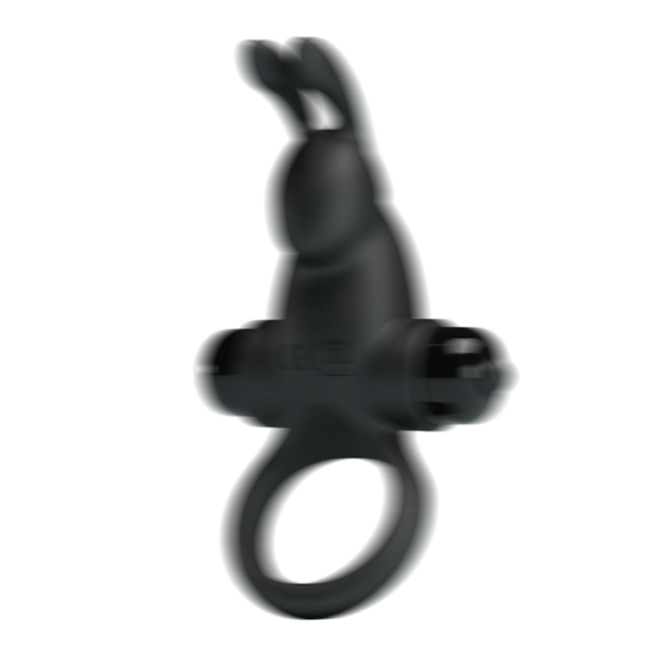 Party Up LARRY Vibrating Cock Ring - Black - COCK RINGS