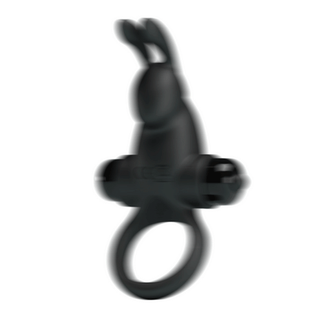 Party Up LARRY Vibrating Cock Ring - Black - COCK RINGS