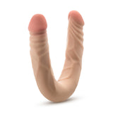 Dr. Skin Plus 14'' Posable Double Dong - Flesh 35.5 cm Double Dong