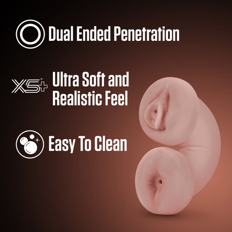 EnLust - Tasha - Glow in Dark Flesh Dual-Ended Stroker