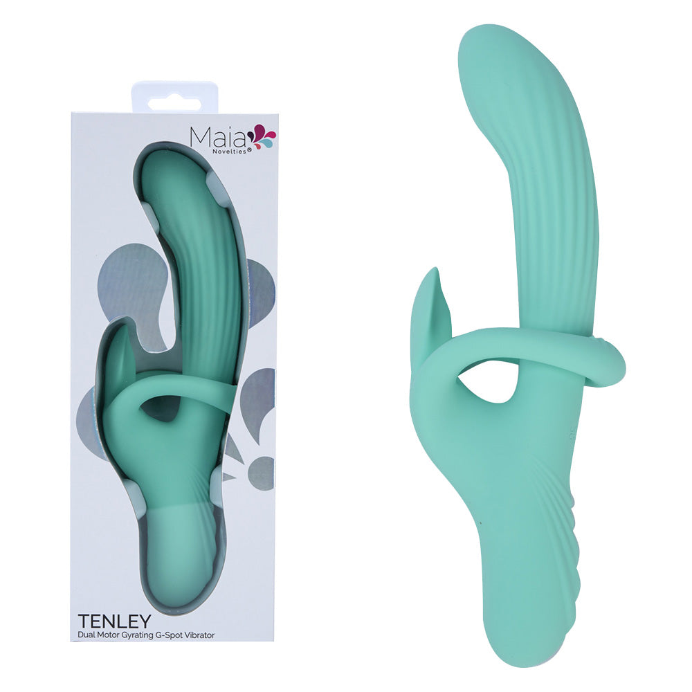 Maia Tenley Mint Green Gyrating Rabbit Vibrator