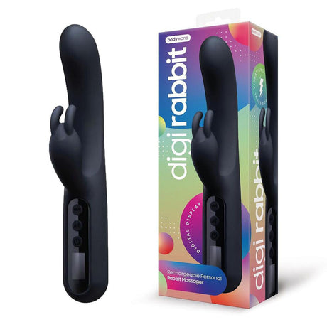 Bodywand Digi Rabbit Dual Stimulation Silicone Vibrator with LED Display