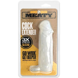 Boneyard Meaty Cock Extender  - Clear Penis Extender Sleeve