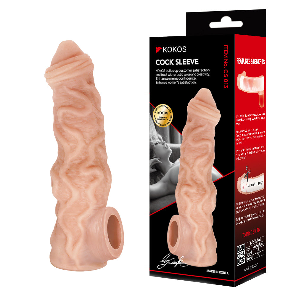 Kokos Flesh Cock Sleeve 013 Penis Extension Tube Large