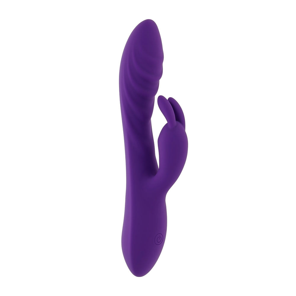 Evolved WAVY RABBIT - Purple 20.6 cm USB Rechargeable Rabbit Vibrator