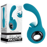 Evolved HOW MANY LICKS -  USB Rechargeable Vibrator with Flicking Stimulator