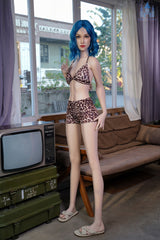 Luoyi Full Silicone Sex Doll 170cm A Cup Evo Skeleton