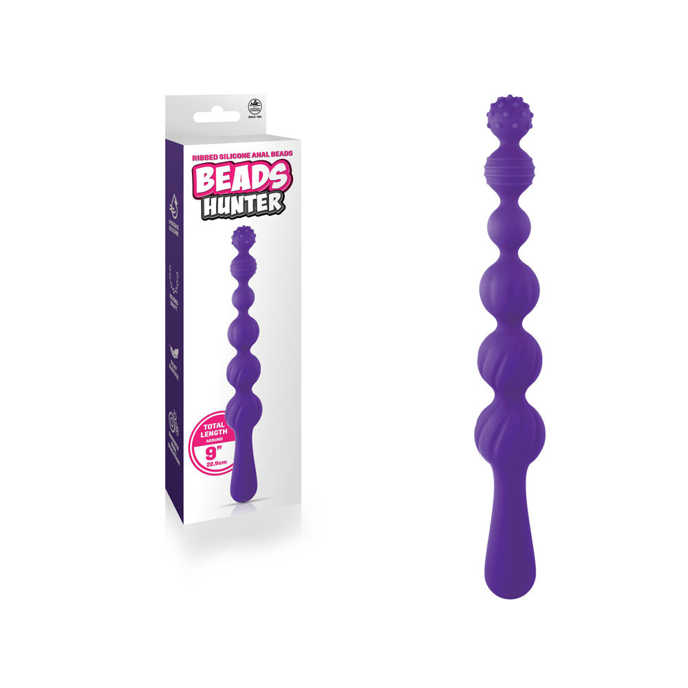 Beads Hunter - Purple - Purple 22.9 cm Anal Beads