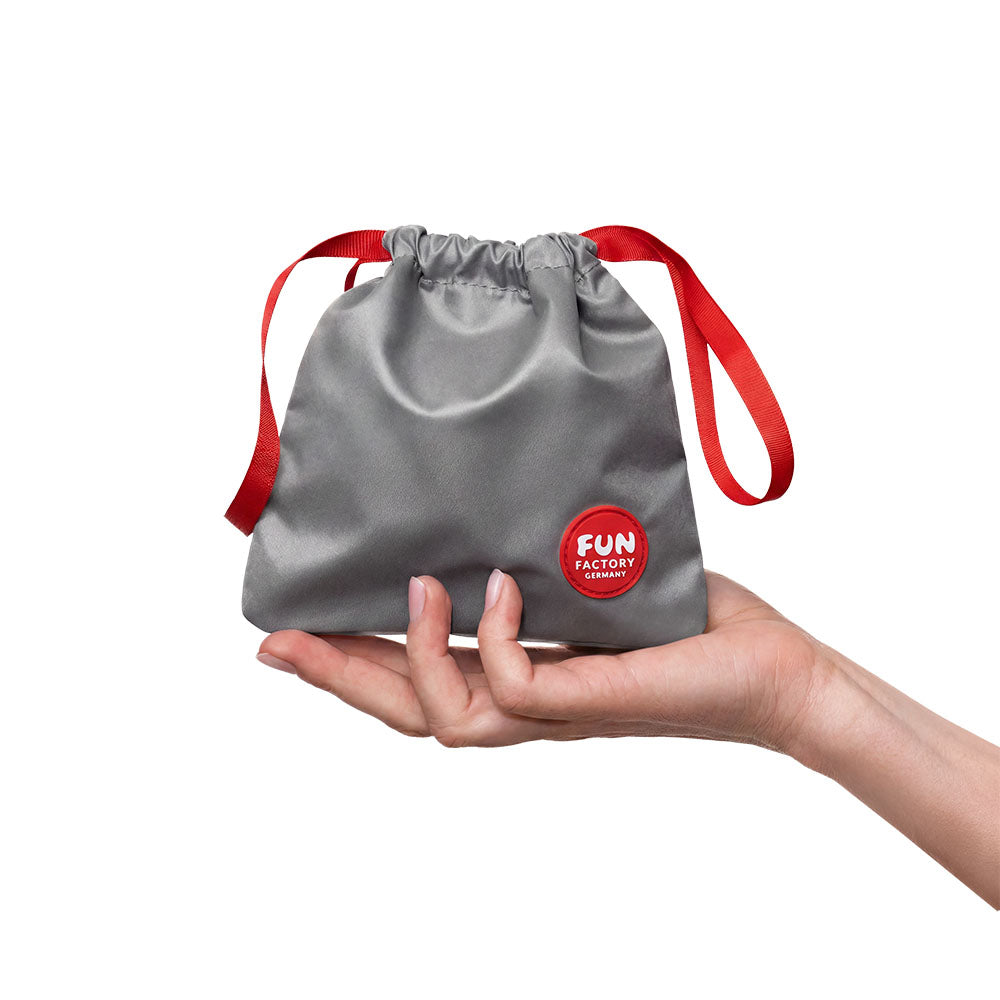 Fun Factory Compact Toybag Small Dark Grey Toy Storage Bag