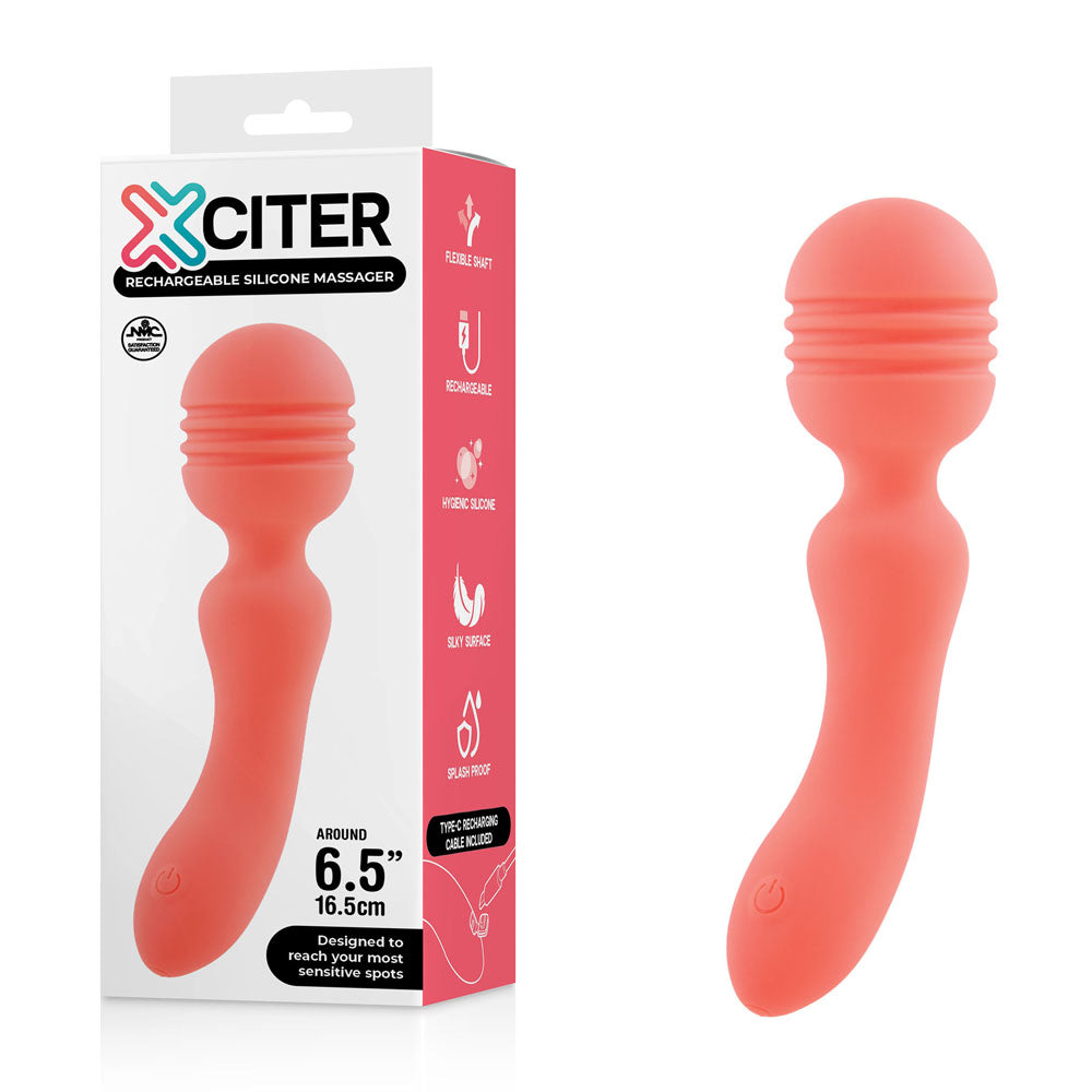 Xciter - Orange USB Rechargeable Massage Wand