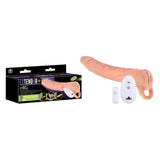 Extendor+ - Flesh 2 Inch Vibrating Penis Extender and Stroker