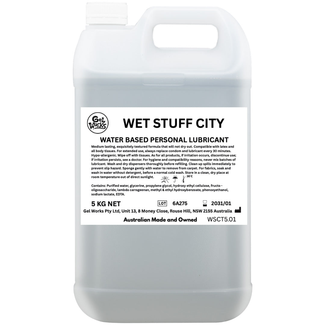 Wet Stuff City Professional Water Based Lubricant 5kg