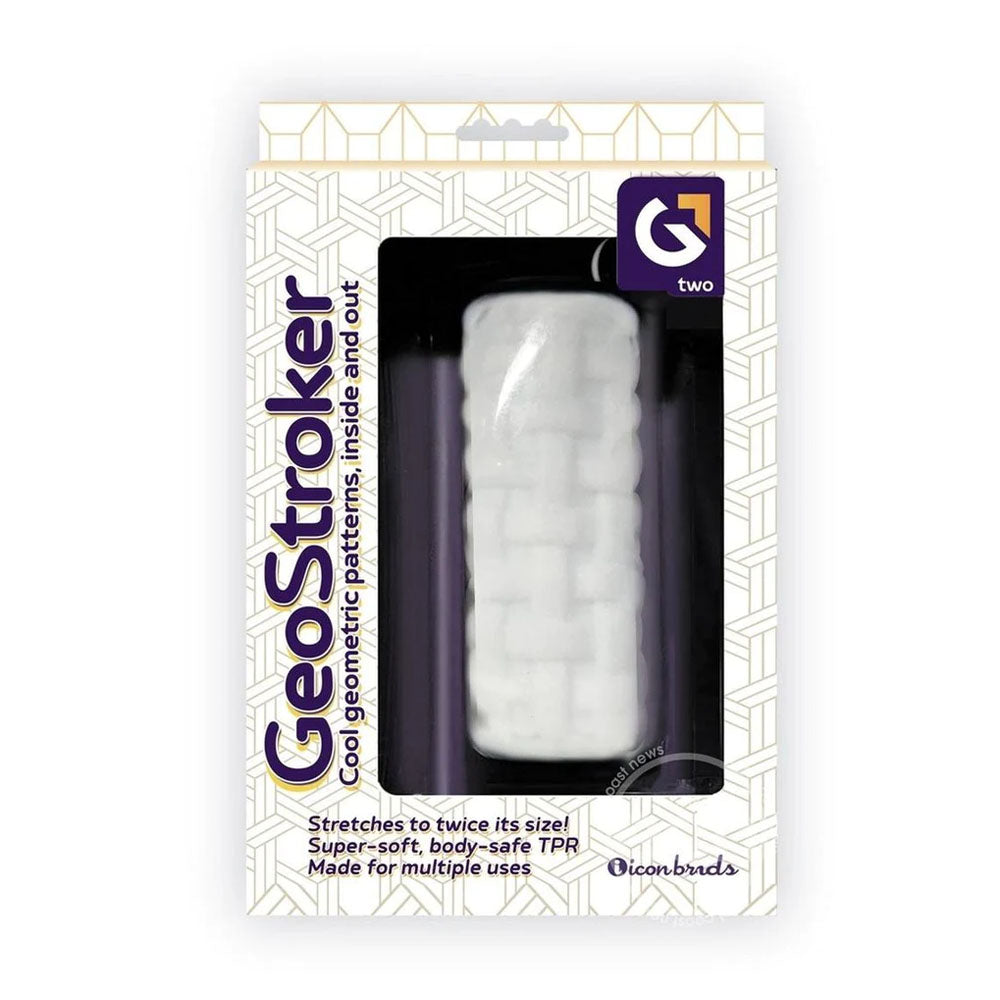 GeoStroker #2 - White 12.7 cm Stroker