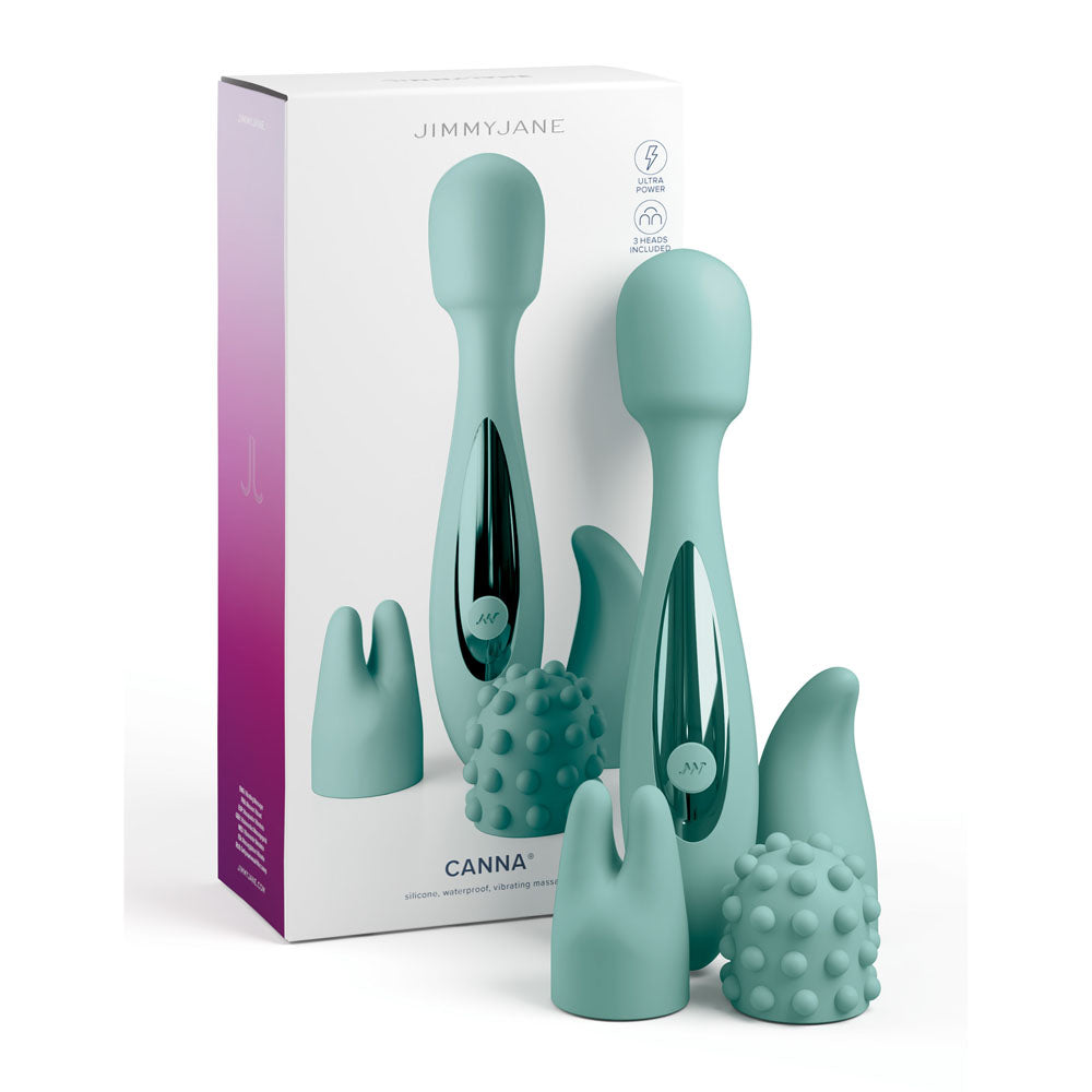 JimmyJane Canna - Massage Wand with 3 Interchangeable Heads