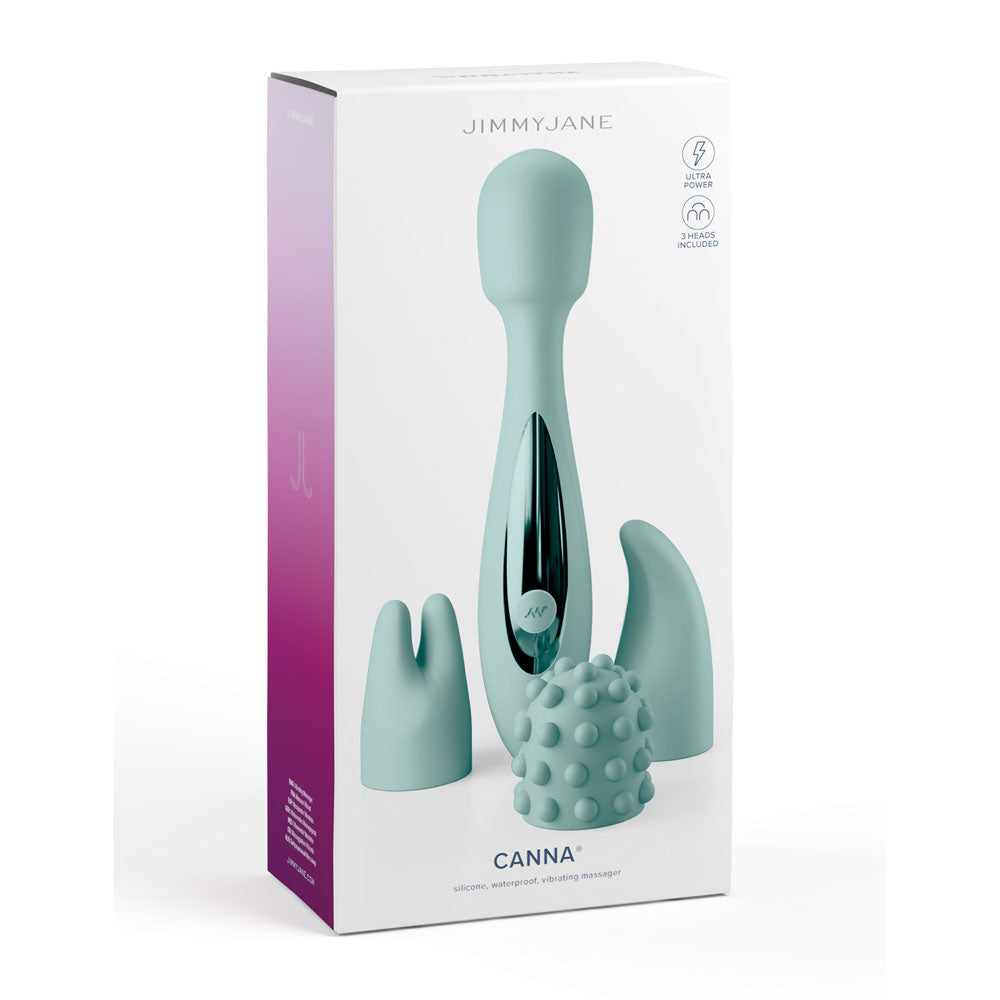 JimmyJane Canna - Massage Wand with 3 Interchangeable Heads