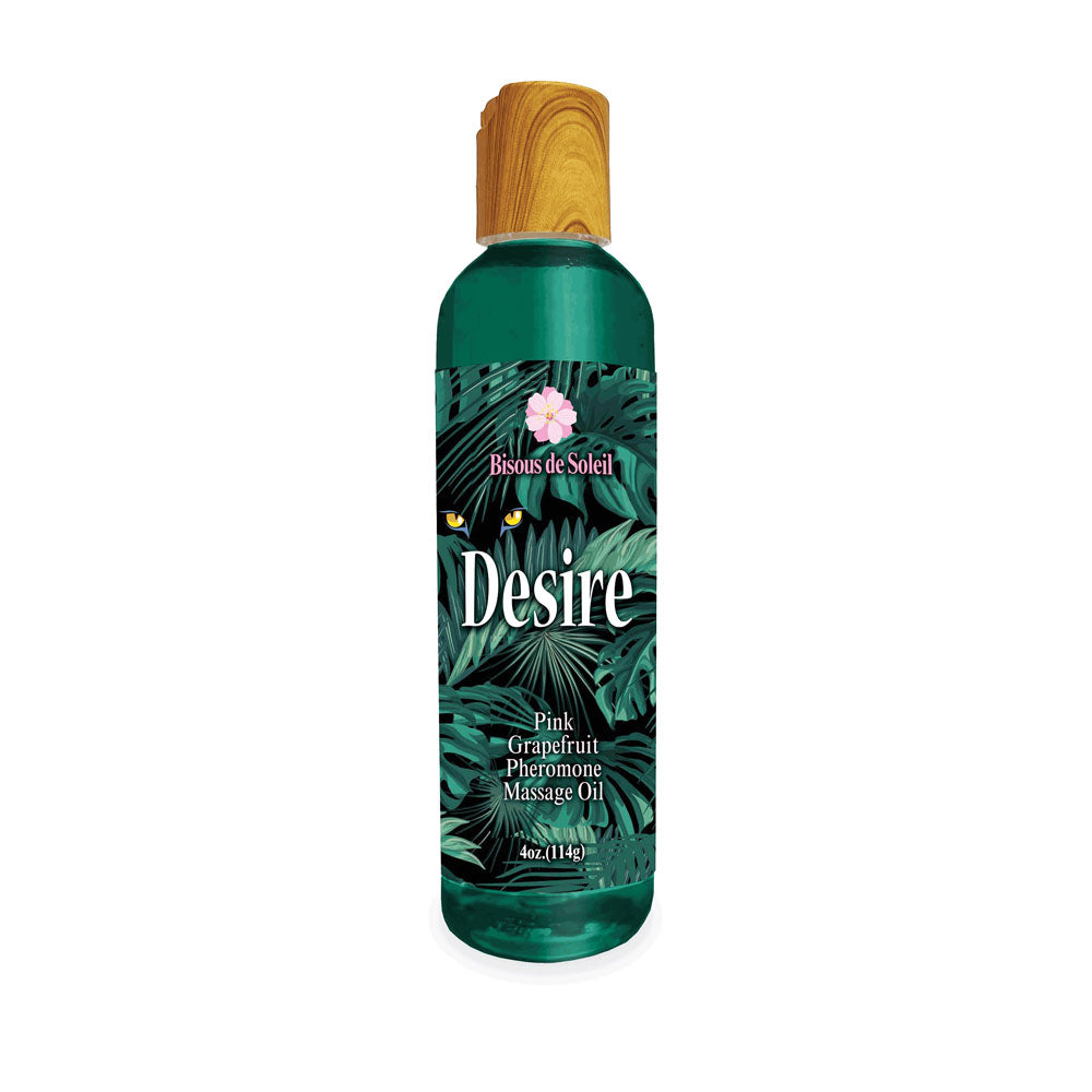 Desire Pheromone Massage Oil - Pink Grapefruit Scented  - 118 ml