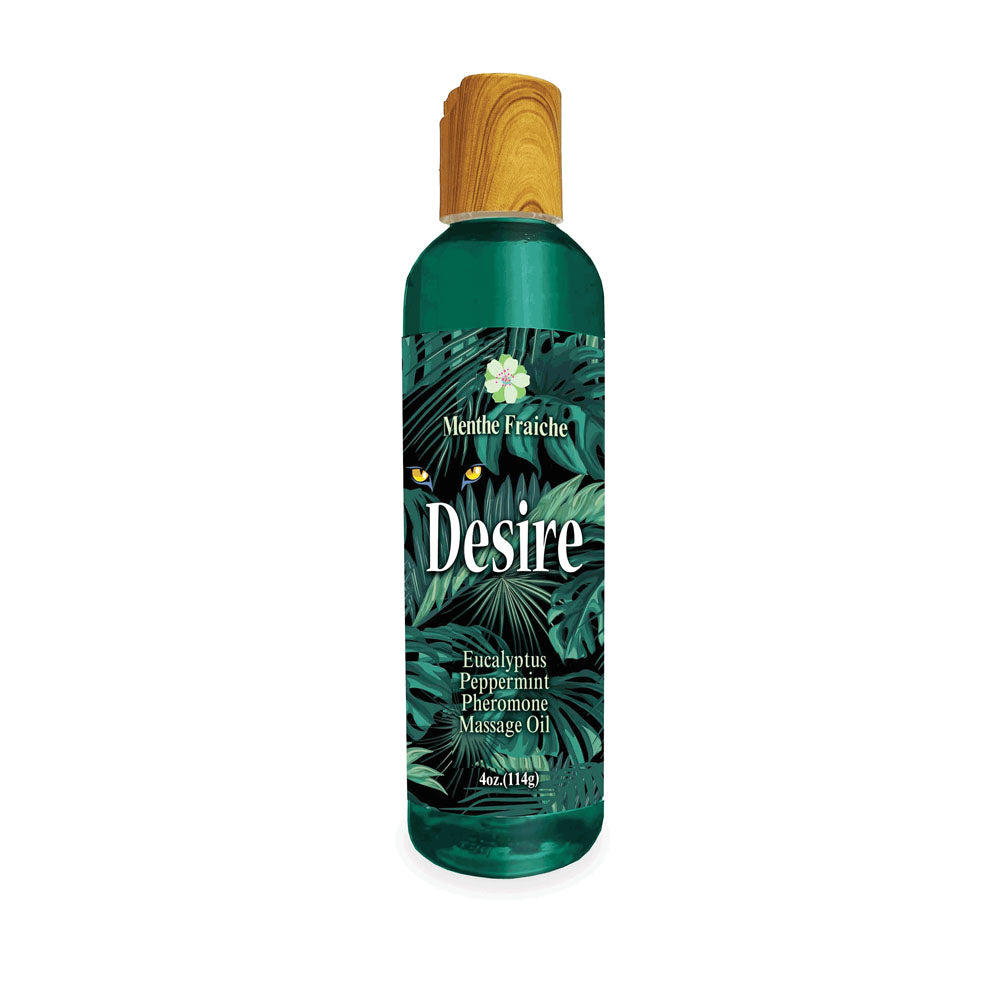 Desire Pheromone Massage Oil - Eucalyptus & Peppermint Scented