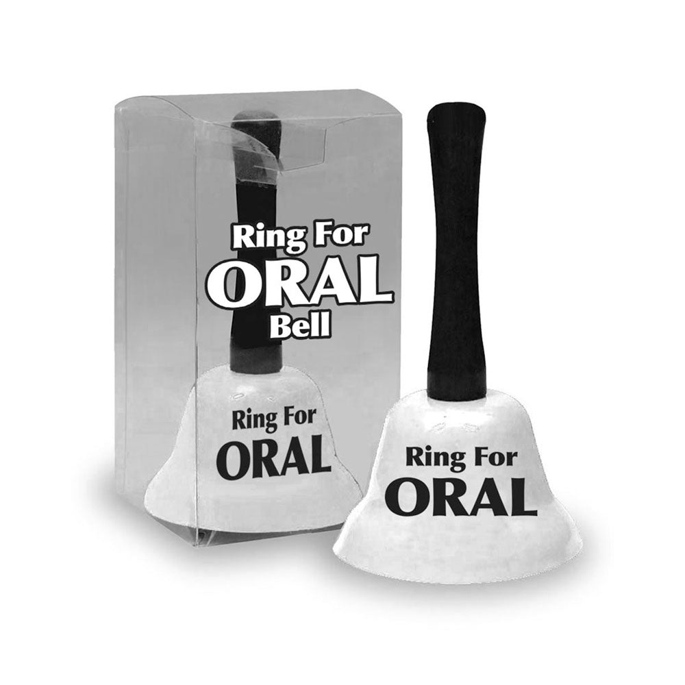 Ring For Oral Bell - White Novelty Bell