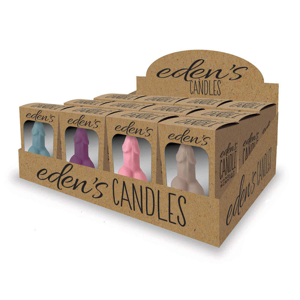 Eden's Candles Vagina- Coloured Vanilla Scented  - Set of 12