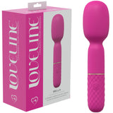 LOVELINE Bella - Pink - Pink 14 cm USB Rechargeable Massage Wand