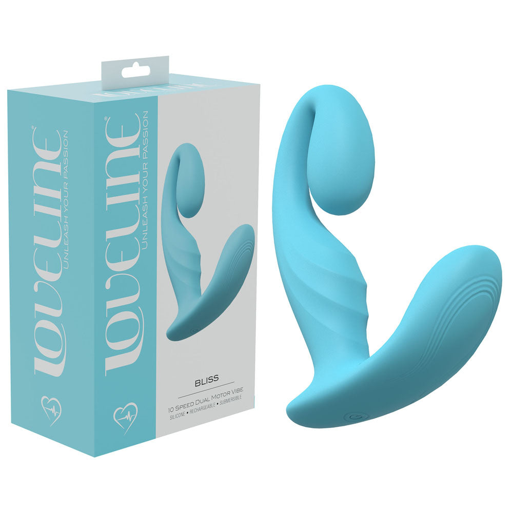 LOVELINE Bliss - Blue - Blue 11.5 cm USB Rechargeable Vibrator