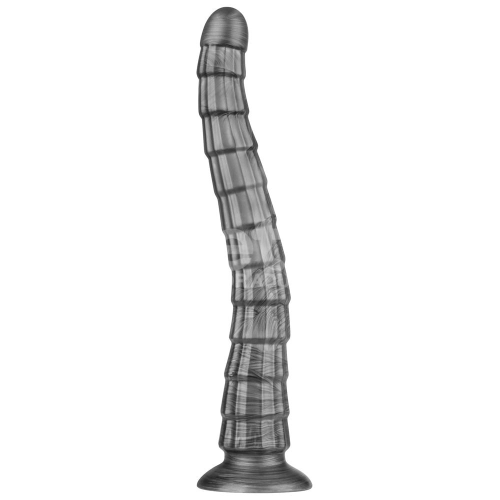 King Sized Vibrating Vibrax Slider - (14.5'') Rechargeable Dildo