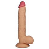 King Size 10'' Realistic Dildo - Flesh 25 cm Dong