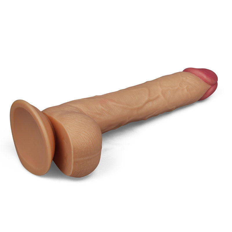 King Size 10'' Realistic Dildo - Flesh 25 cm Dong