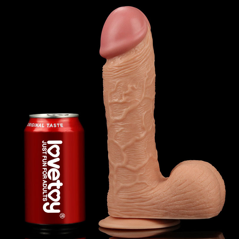 King Size 9'' Realistic Dildo - Flesh Dong